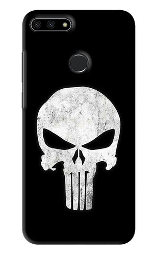 Punisher Skull Huawei Honor 7A Back Skin Wrap