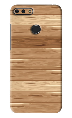 Wooden Vector Huawei Honor 7A Back Skin Wrap