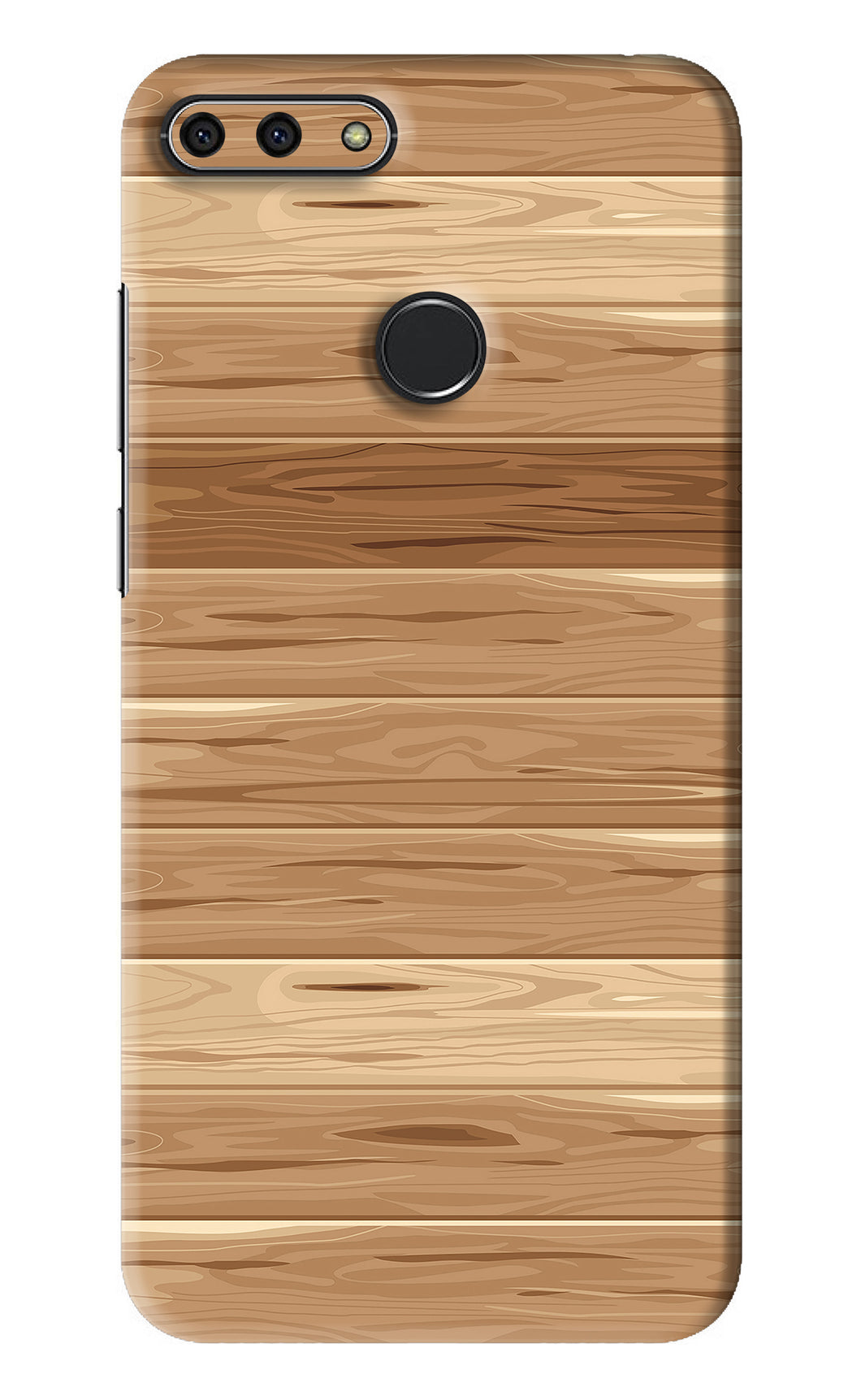 Wooden Vector Huawei Honor 7A Back Skin Wrap