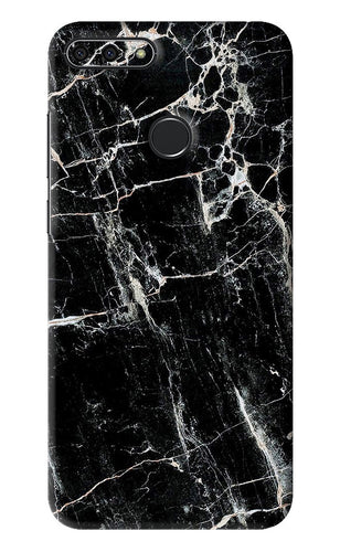 Black Marble Texture 1 Huawei Honor 7A Back Skin Wrap