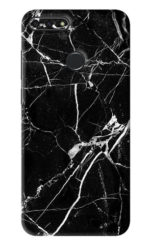Black Marble Texture 2 Huawei Honor 7A Back Skin Wrap