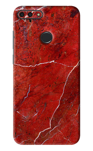 Red Marble Design Huawei Honor 7A Back Skin Wrap