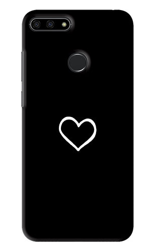 Heart Huawei Honor 7A Back Skin Wrap
