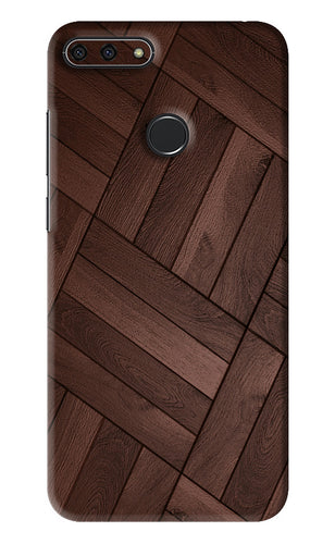 Wooden Texture Design Huawei Honor 7A Back Skin Wrap
