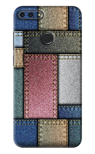 Multicolor Jeans Huawei Honor 7A Back Skin Wrap