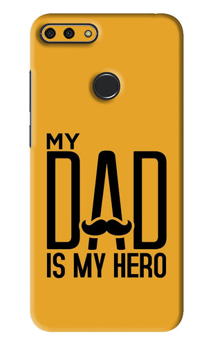 My Dad Is My Hero Huawei Honor 7A Back Skin Wrap