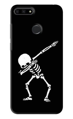 Dabbing Skeleton Art Huawei Honor 7A Back Skin Wrap