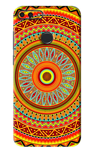 Mandala Pattern Huawei Honor 7A Back Skin Wrap