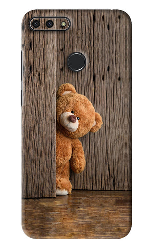 Teddy Wooden Huawei Honor 7A Back Skin Wrap