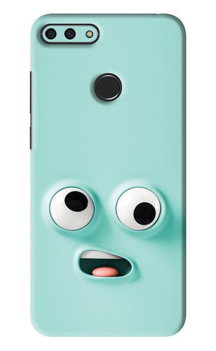 Silly Face Cartoon Huawei Honor 7A Back Skin Wrap