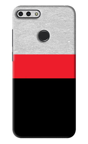 Tri Color Pattern Huawei Honor 7A Back Skin Wrap