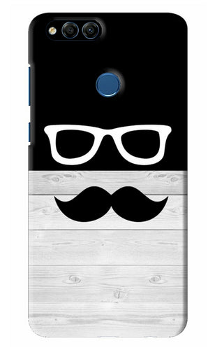 Mustache Huawei Honor 7X Back Skin Wrap
