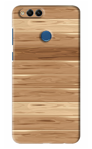 Wooden Vector Huawei Honor 7X Back Skin Wrap