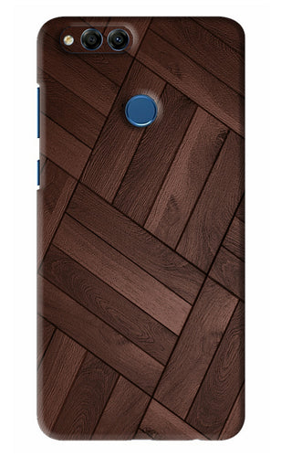 Wooden Texture Design Huawei Honor 7X Back Skin Wrap