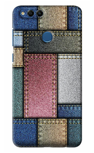 Multicolor Jeans Huawei Honor 7X Back Skin Wrap