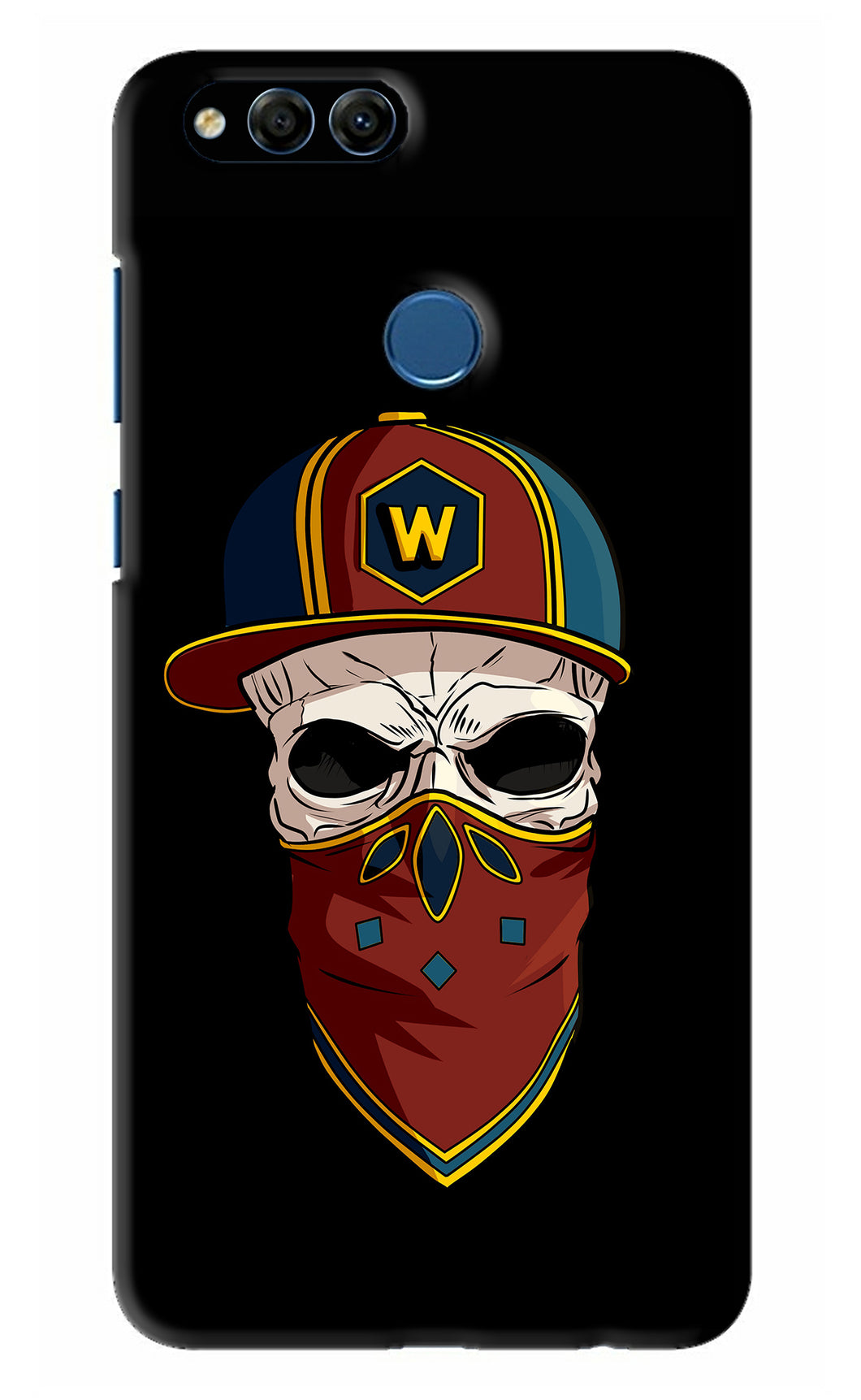 Skull Huawei Honor 7X Back Skin Wrap