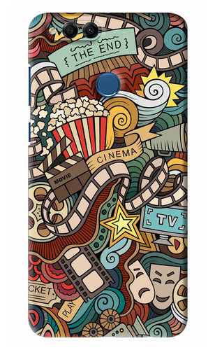 Cinema Abstract Huawei Honor 7X Back Skin Wrap
