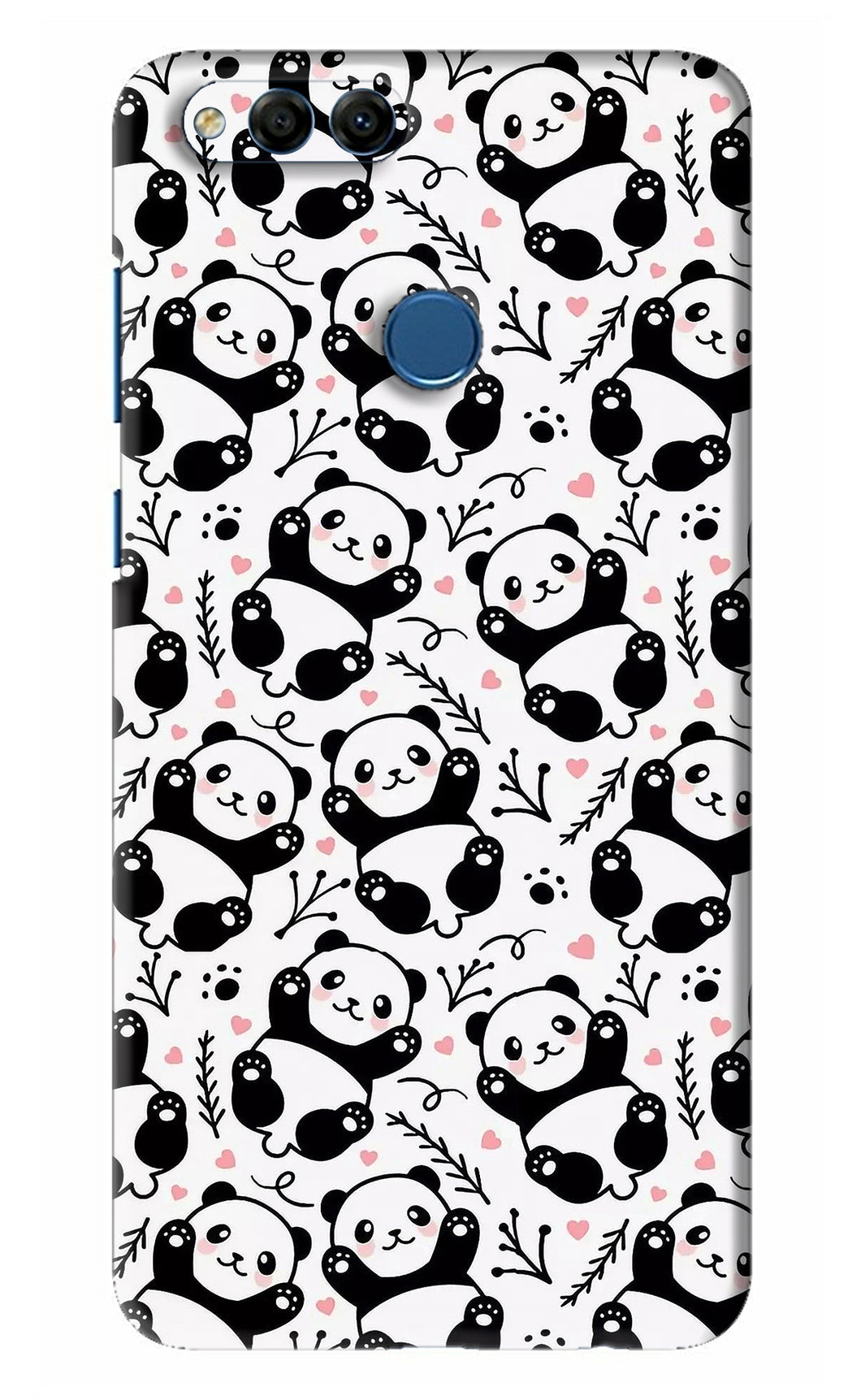 Cute Panda Huawei Honor 7X Back Skin Wrap