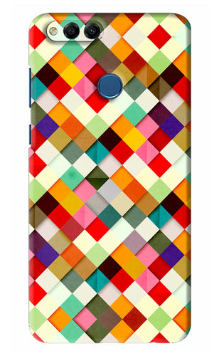 Geometric Abstract Colorful Huawei Honor 7X Back Skin Wrap