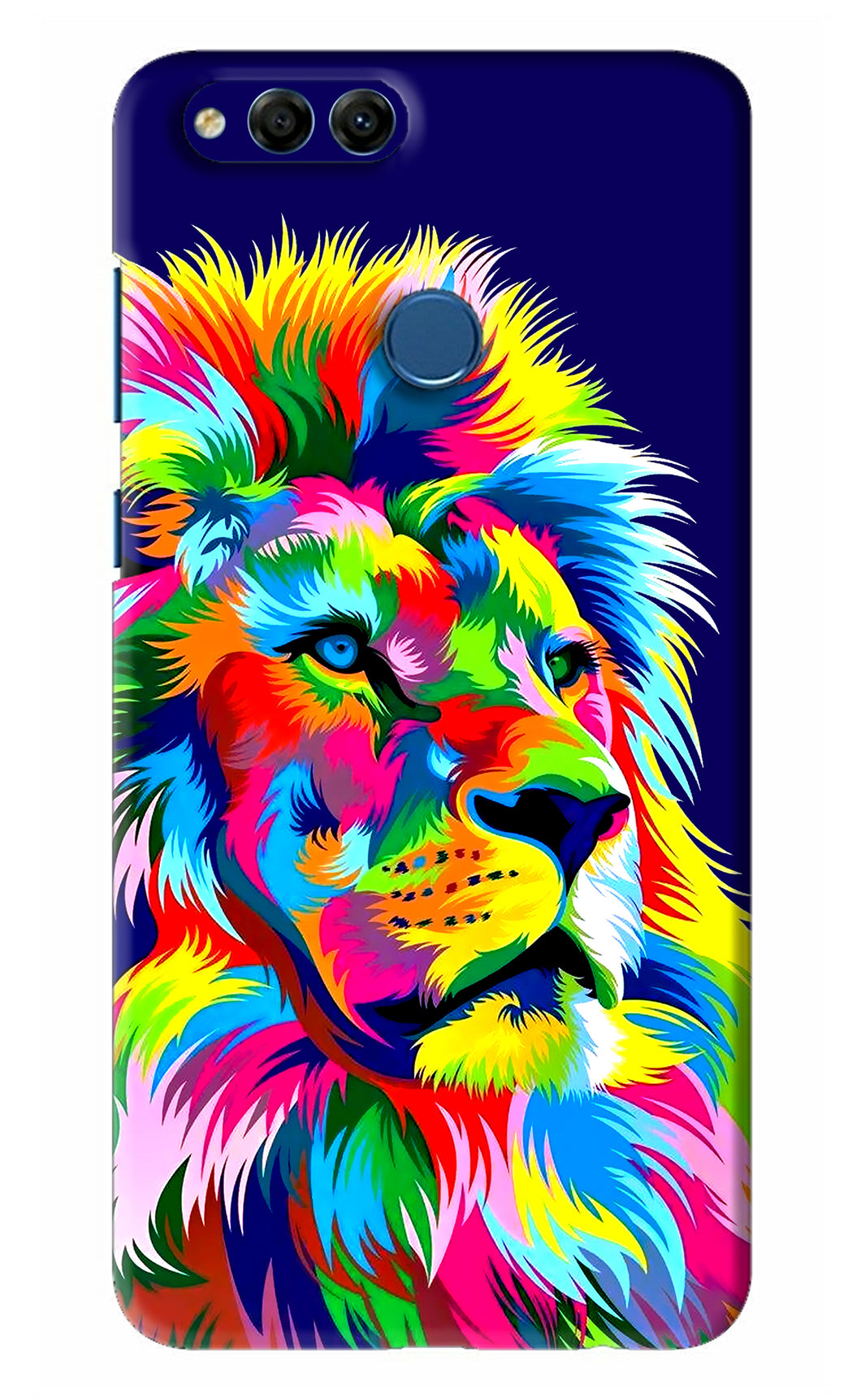 Vector Art Lion Huawei Honor 7X Back Skin Wrap