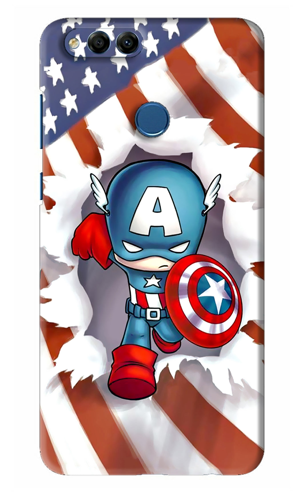 Captain America Huawei Honor 7X Back Skin Wrap