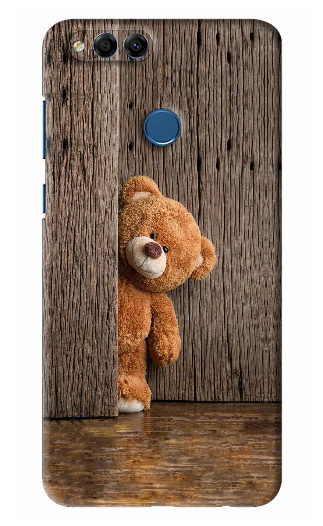 Teddy Wooden Huawei Honor 7X Back Skin Wrap