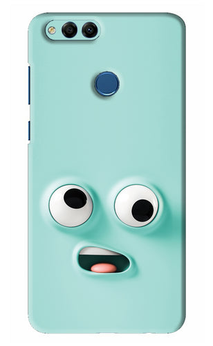 Silly Face Cartoon Huawei Honor 7X Back Skin Wrap
