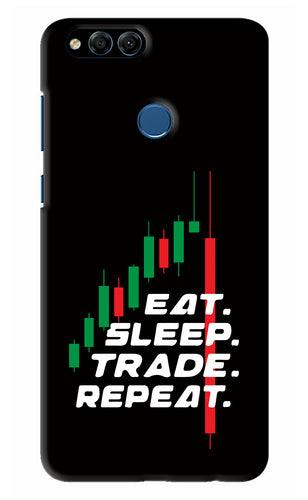Eat Sleep Trade Repeat Huawei Honor 7X Back Skin Wrap