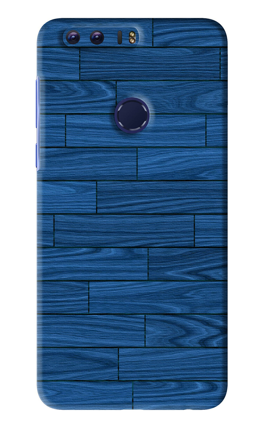 Blue Wooden Texture Huawei Honor 8 Back Skin Wrap