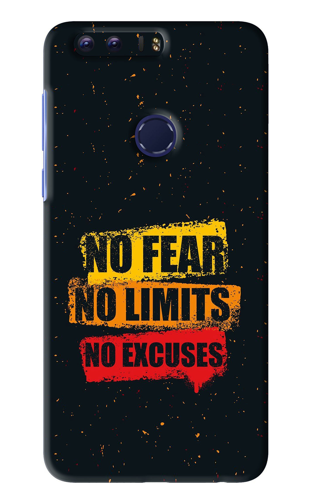 No Fear No Limits No Excuses Huawei Honor 8 Back Skin Wrap
