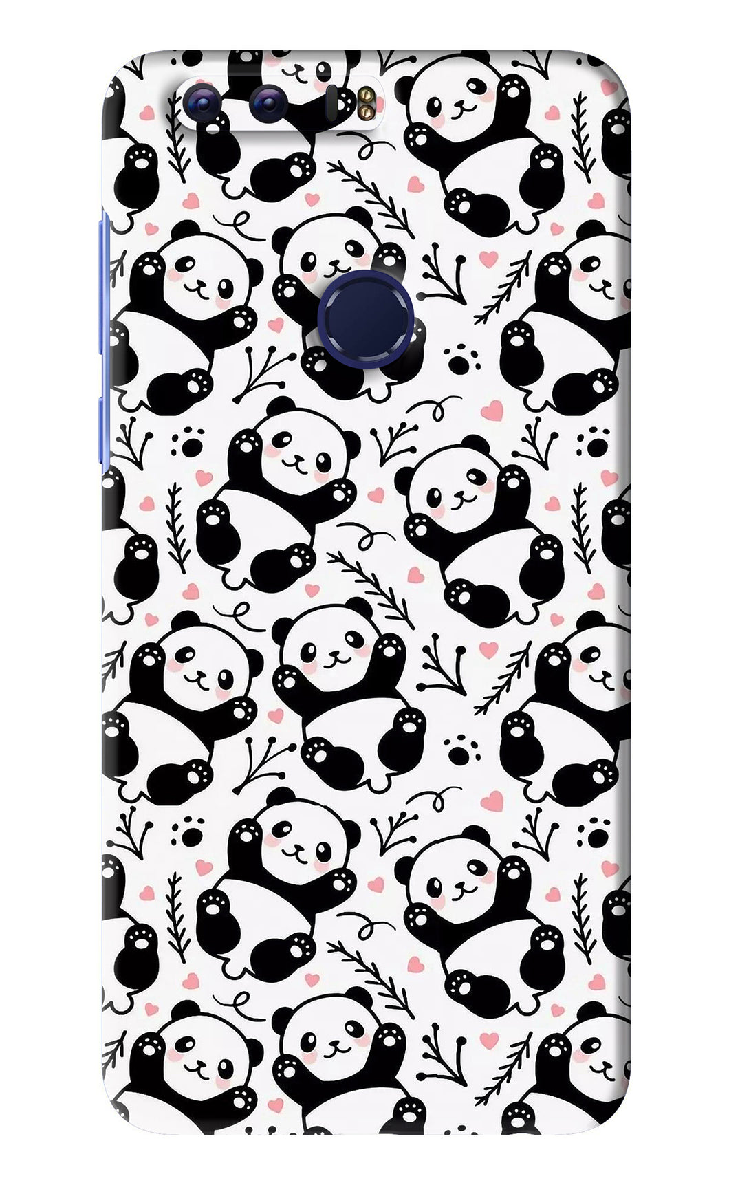 Cute Panda Huawei Honor 8 Back Skin Wrap