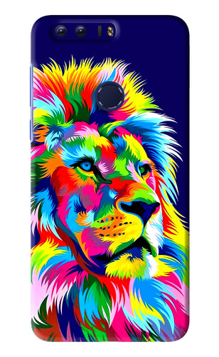 Vector Art Lion Huawei Honor 8 Back Skin Wrap