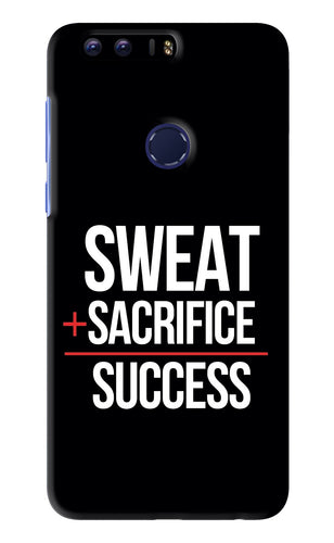 Sweat Sacrifice Success Huawei Honor 8 Back Skin Wrap