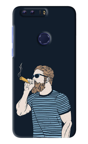 Smoking Huawei Honor 8 Back Skin Wrap