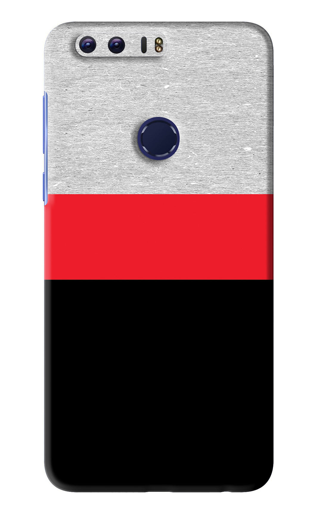 Tri Color Pattern Huawei Honor 8 Back Skin Wrap