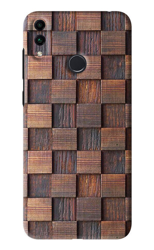 Wooden Cube Design Huawei Honor 8C Back Skin Wrap
