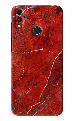 Red Marble Design Huawei Honor 8C Back Skin Wrap
