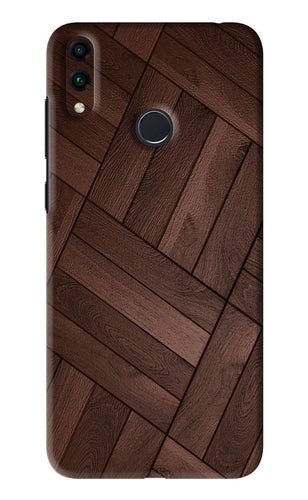 Wooden Texture Design Huawei Honor 8C Back Skin Wrap