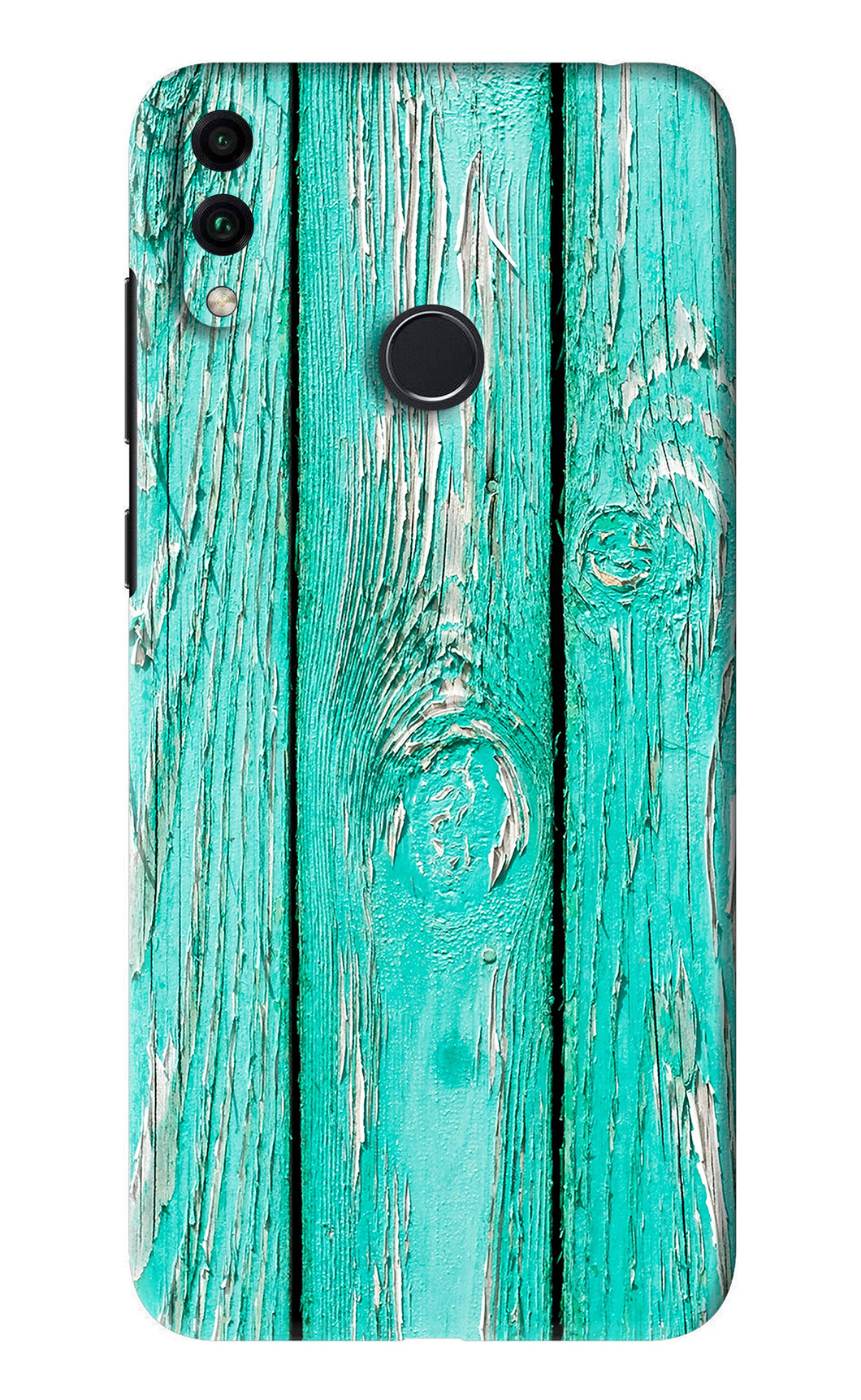 Blue Wood Huawei Honor 8C Back Skin Wrap
