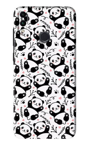 Cute Panda Huawei Honor 8C Back Skin Wrap