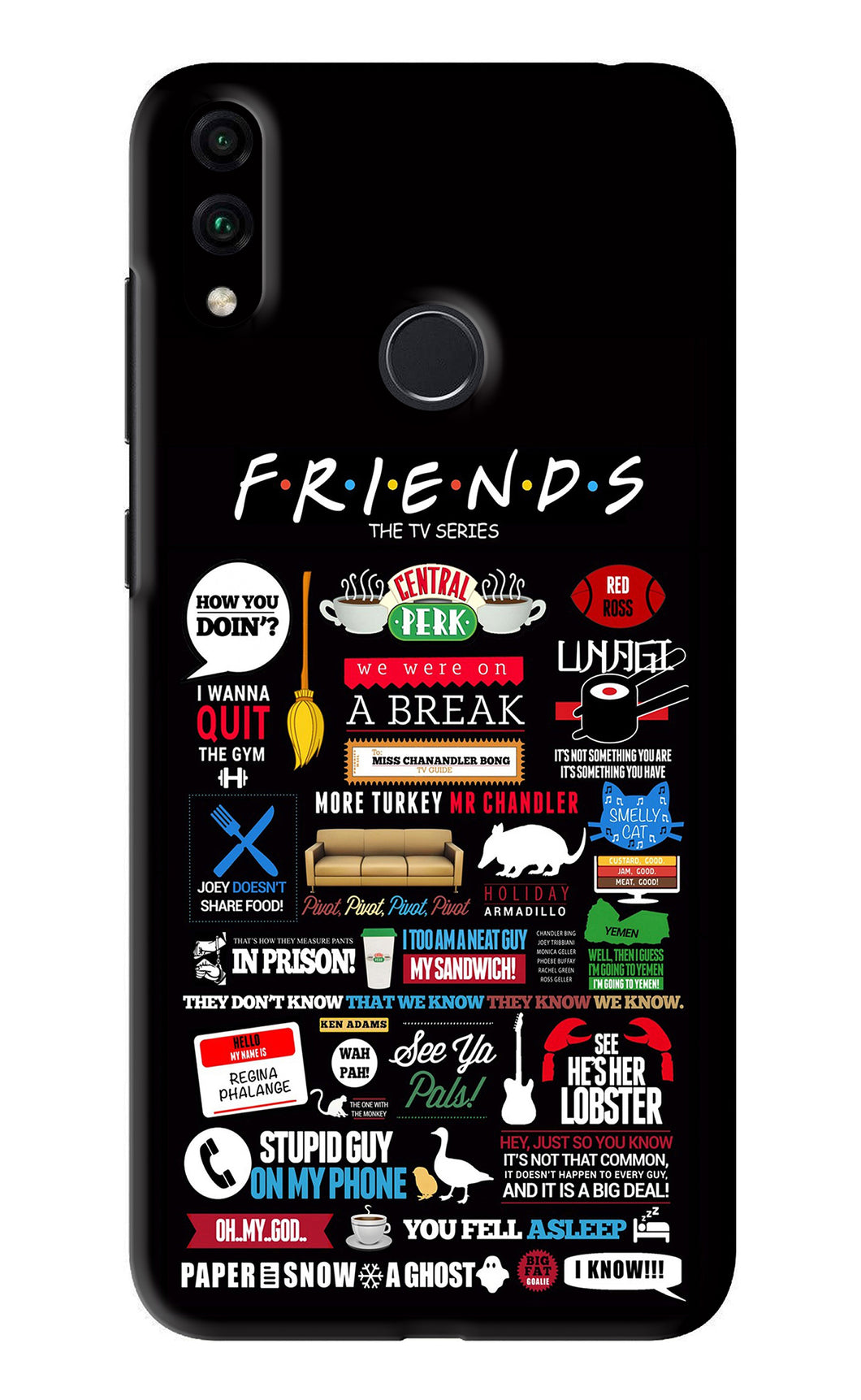 FRIENDS Huawei Honor 8C Back Skin Wrap
