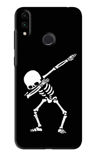 Dabbing Skeleton Art Huawei Honor 8C Back Skin Wrap