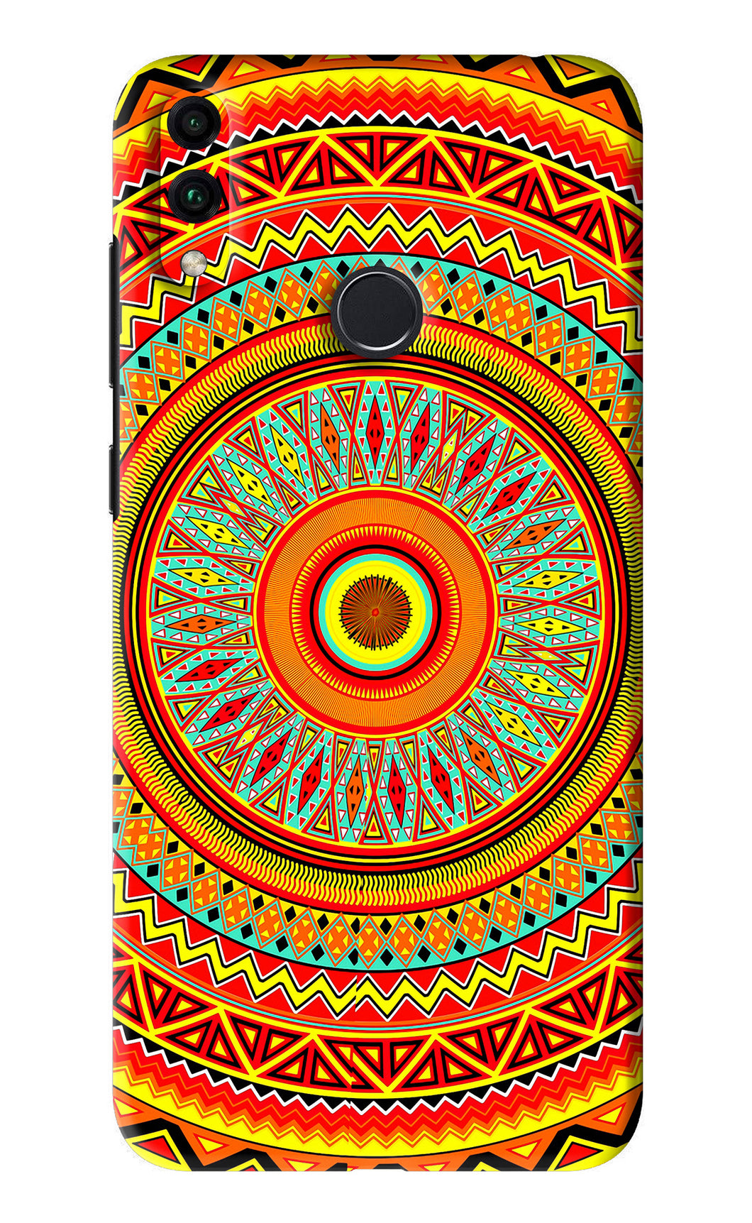 Mandala Pattern Huawei Honor 8C Back Skin Wrap
