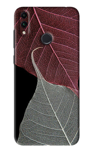 Leaf Pattern Huawei Honor 8C Back Skin Wrap
