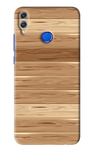 Wooden Vector Huawei Honor 8X Back Skin Wrap
