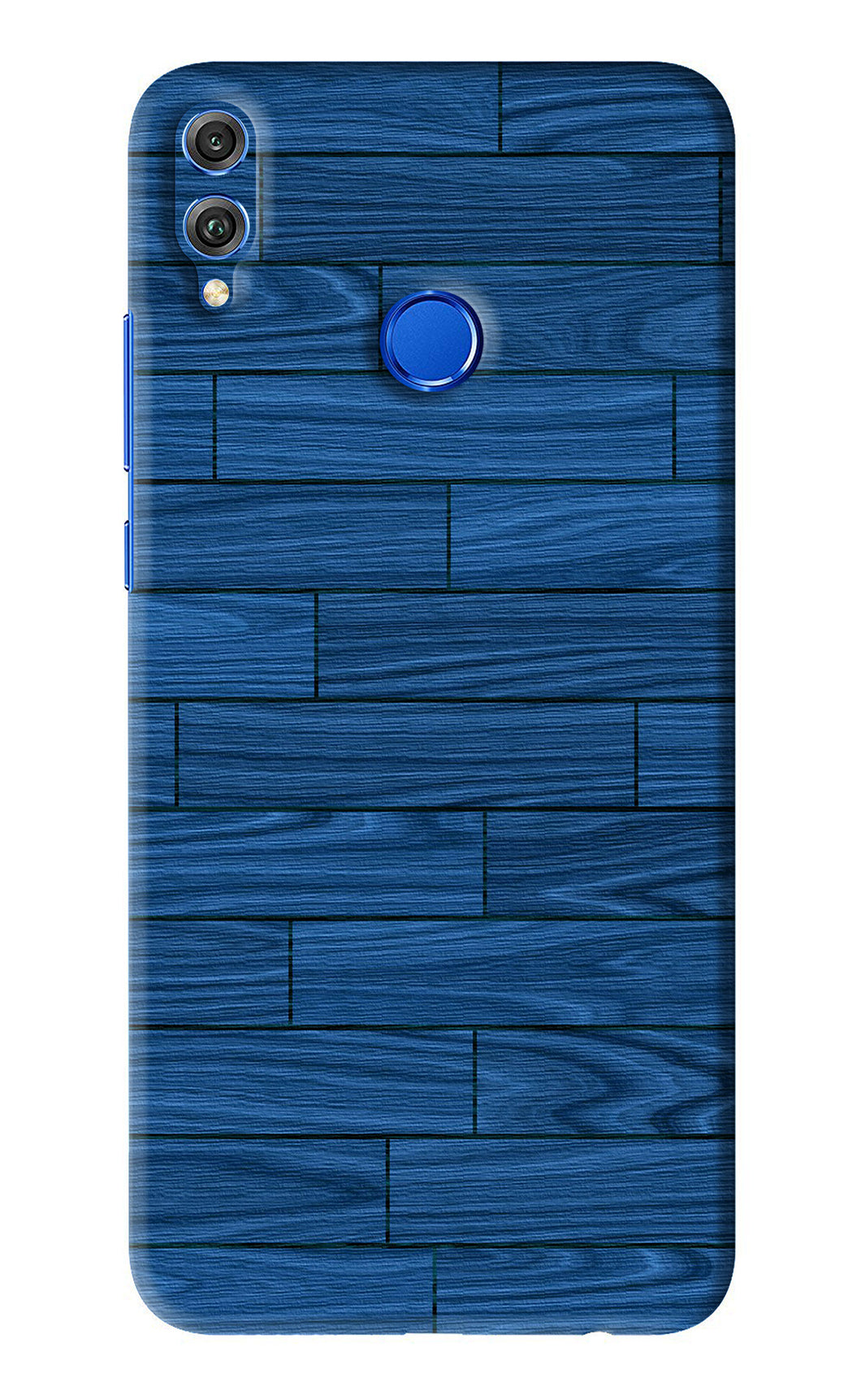 Blue Wooden Texture Huawei Honor 8X Back Skin Wrap