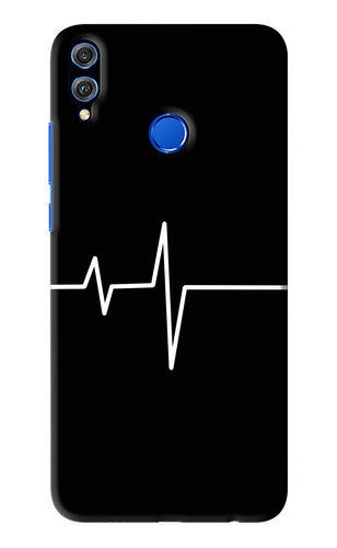 Heart Beats Huawei Honor 8X Back Skin Wrap