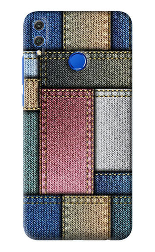 Multicolor Jeans Huawei Honor 8X Back Skin Wrap
