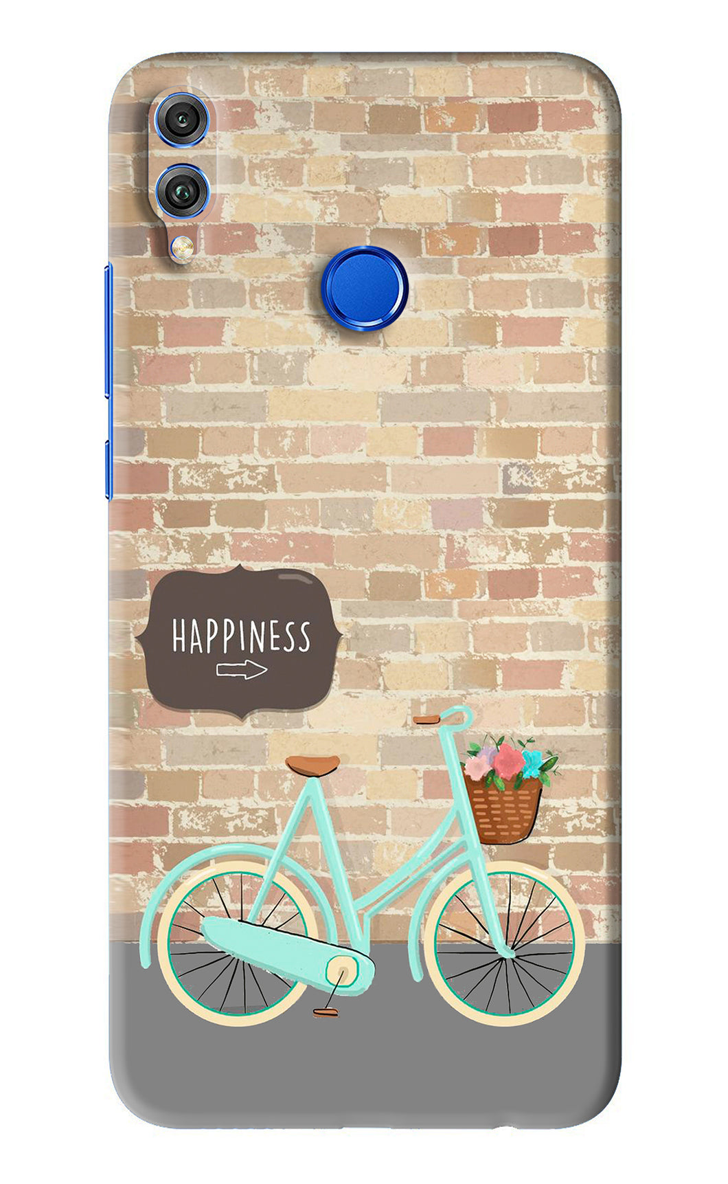 Happiness Artwork Huawei Honor 8X Back Skin Wrap