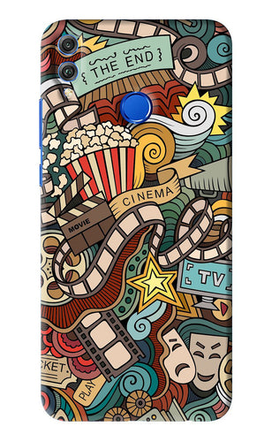 Cinema Abstract Huawei Honor 8X Back Skin Wrap